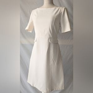 Lark & Ro - Off White Tailored Fit Dress - Size 6